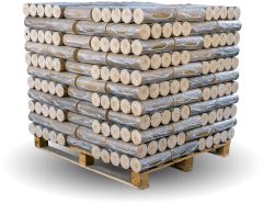 BIOMAC Holzbriketts PREMIUM, Ø 90 mm, ohne Loch